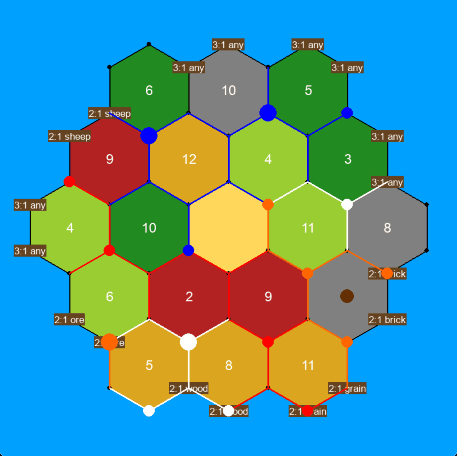Catan Board Image