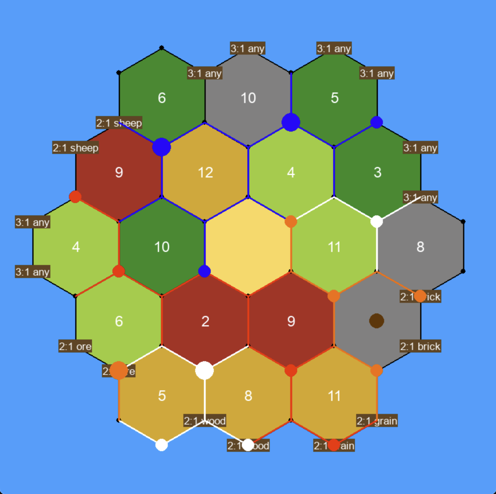 Catan Board Image