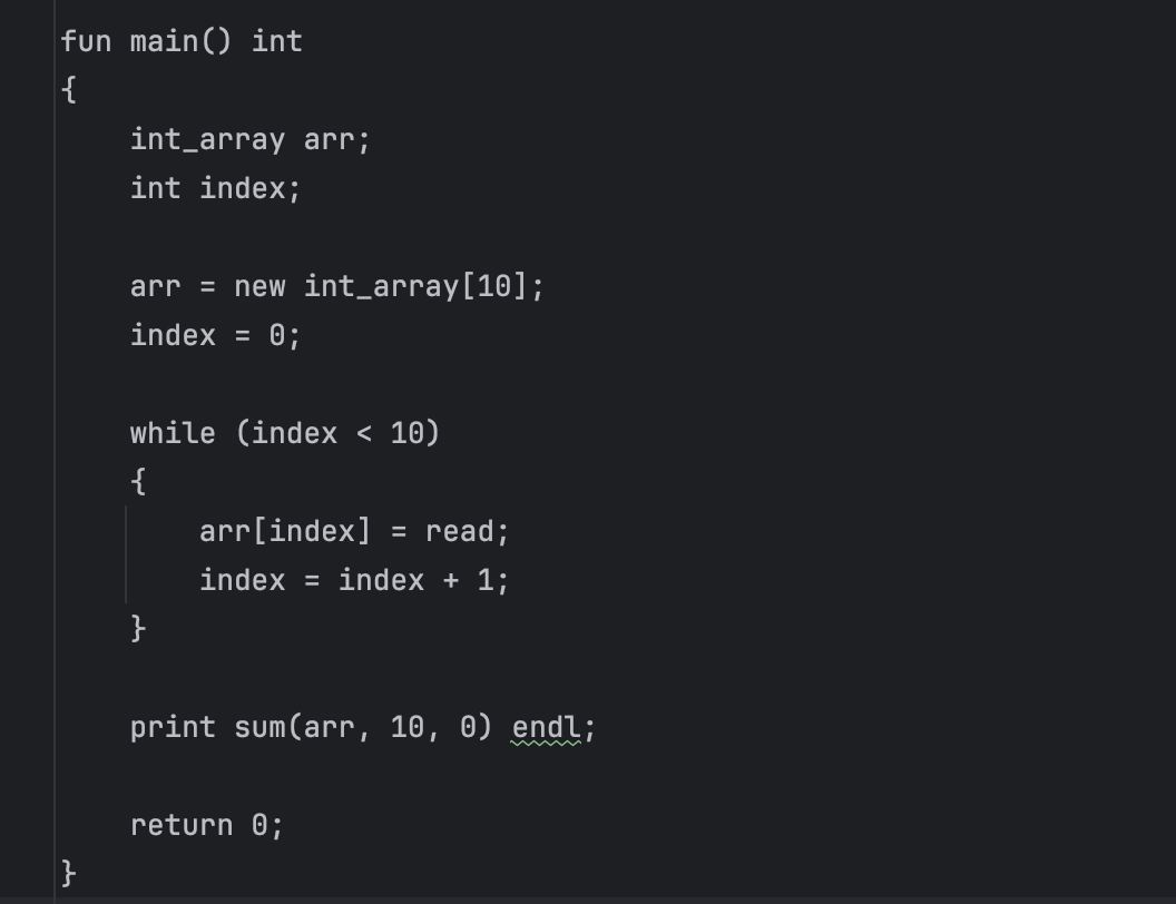 Sample Mini Program